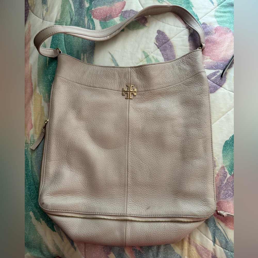 Tory Burch light pink Hobo Shoulder Bag